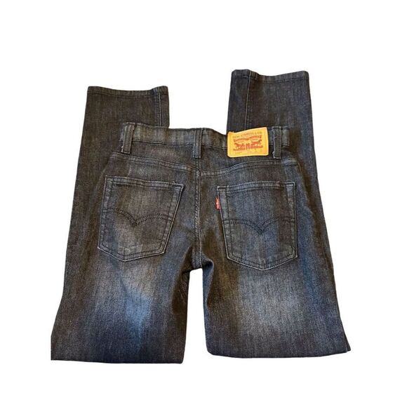 Levi's 514 Men's Straight Jeans W26 L27 Dark Wash Blue Denim - Picture 6 of 11